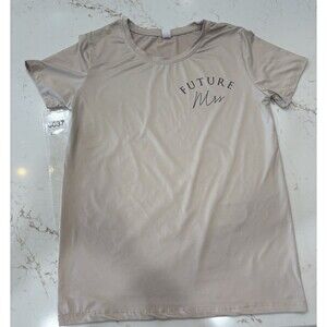 Future Mrs T Shirt Tan Size Large Short Sleeve